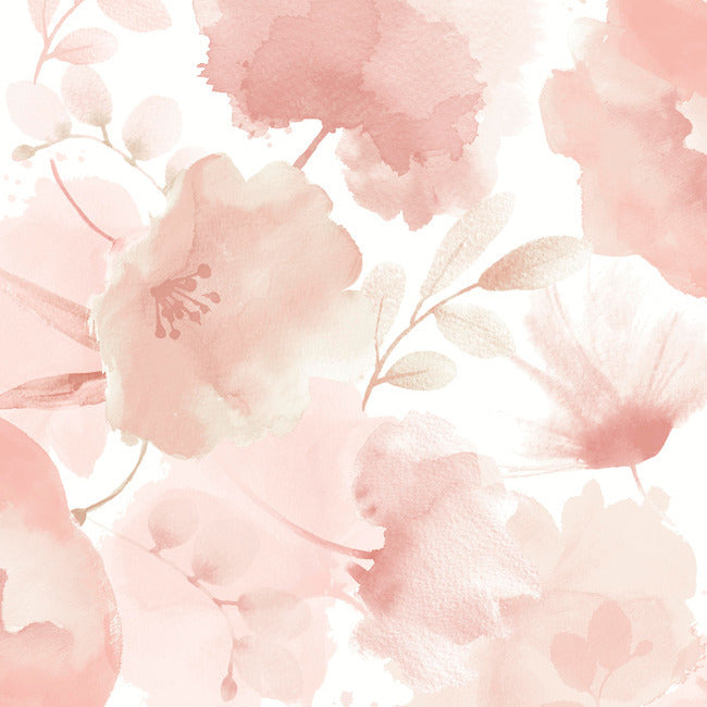 BLOOMS SECOND EDITION WATERCOLOR BOUQUET WALLPAPER