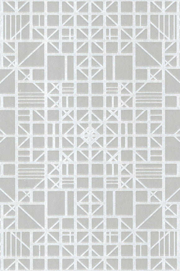 MONOCHROME WALLCOVERING WINDOW