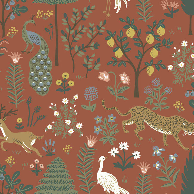 RIFLE PAPER CO. SECOND EDITION MENAGERIE WALLPAPER