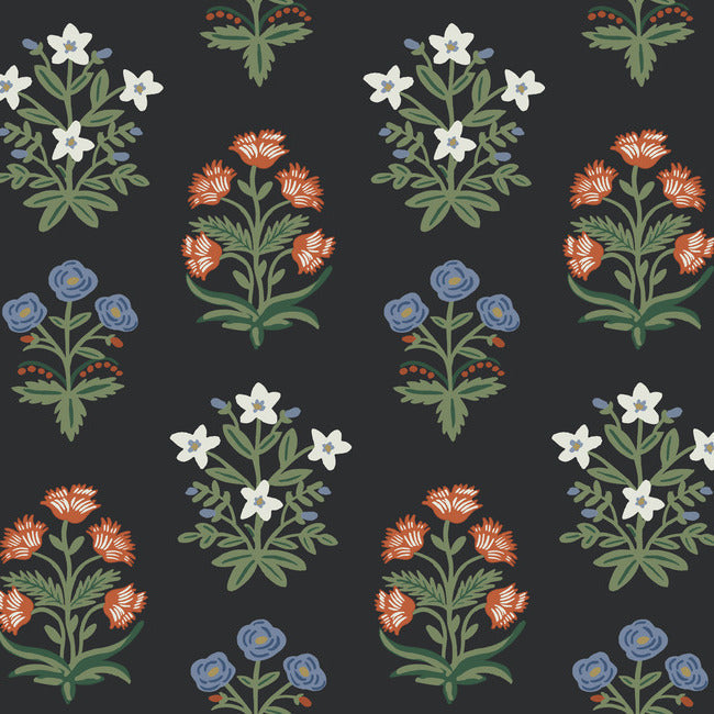 RIFLE PAPER CO. SECOND EDITION MUGHAL ROSE WALLPAPER