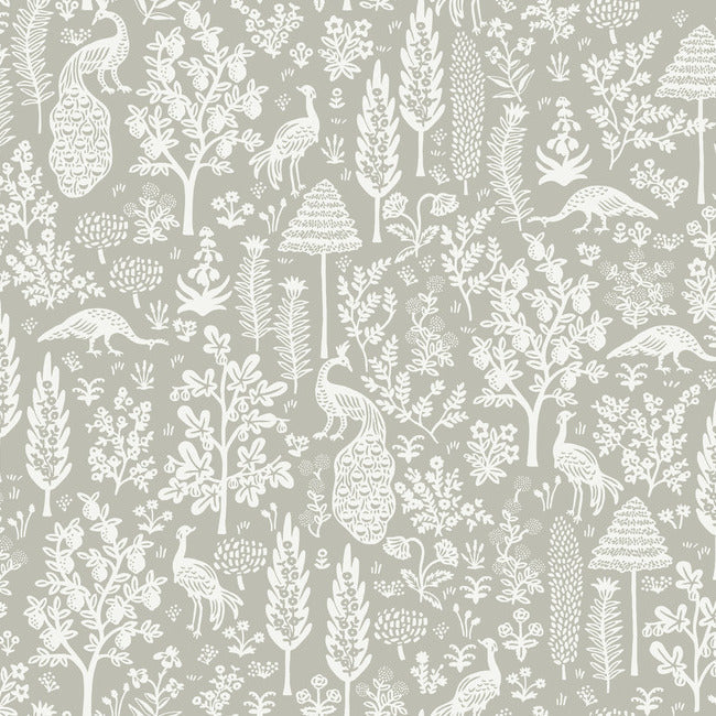 RIFLE PAPER CO. SECOND EDITION MENAGERIE TOILE WALLPAPER