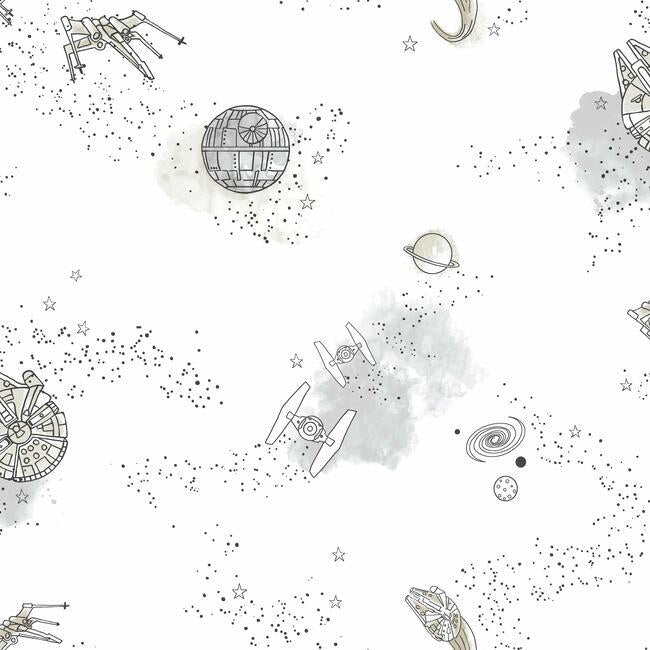 DISNEY KID VOL 4 STAR WARS: GOOD NIGHT GALAXY WALLPAPER