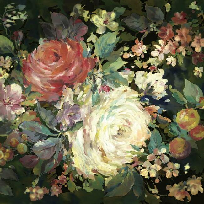 MURALS RESOURCE LIBRARY IMPRESSIONIST FLORAL WALL MURAL