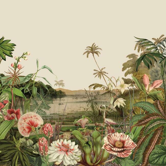 MURALS RESOURCE LIBRARY FLOATING GARDENS WALL MURAL