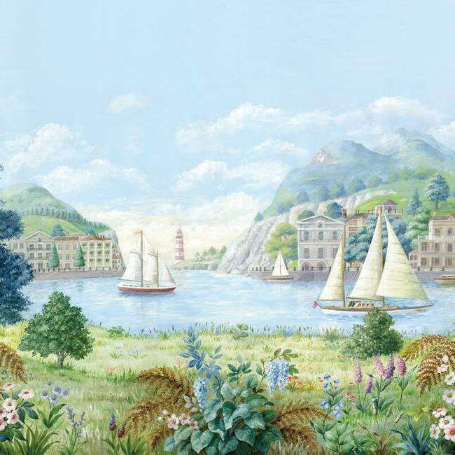MURALS RESOURCE LIBRARY SAFE HARBOR WALL MURAL