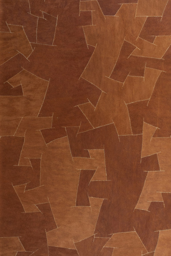 BARK CLOTH WALLPAPER PANORAMIQUE ORANGE