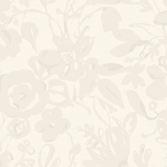 BLOOMS SECOND EDITION BRUSHSTROKE FLORAL WALLPAPER