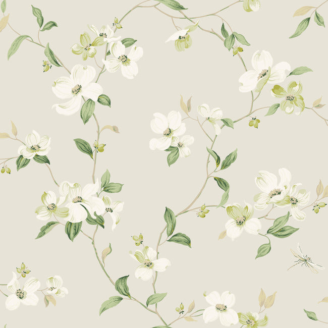 BLOOMS SECOND EDITION DOGWOOD WALLPAPER