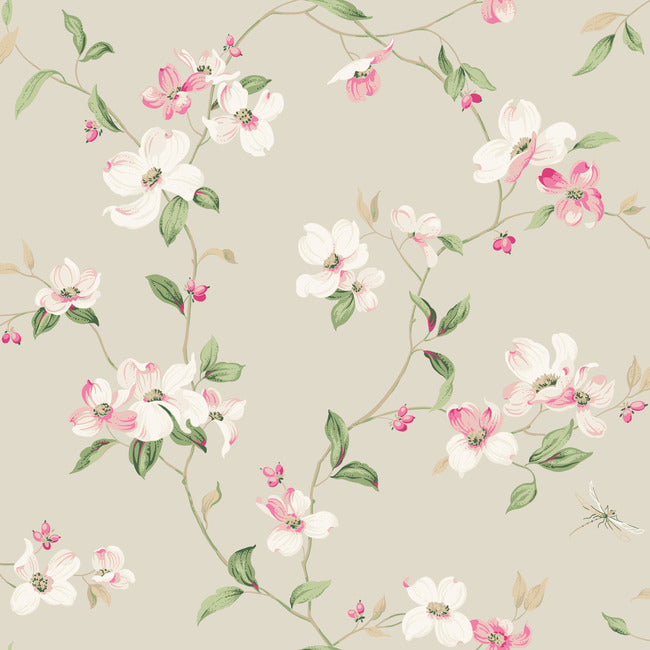 BLOOMS SECOND EDITION DOGWOOD WALLPAPER
