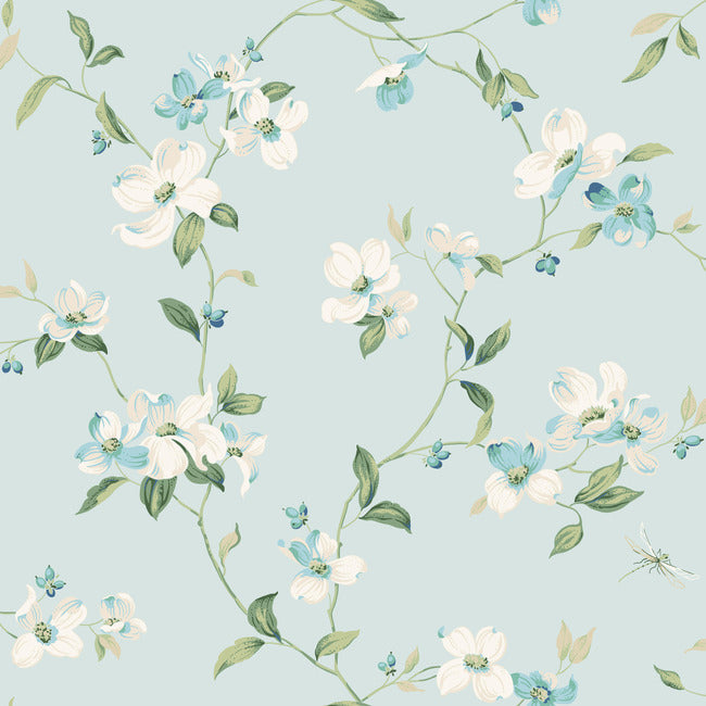 BLOOMS SECOND EDITION DOGWOOD WALLPAPER