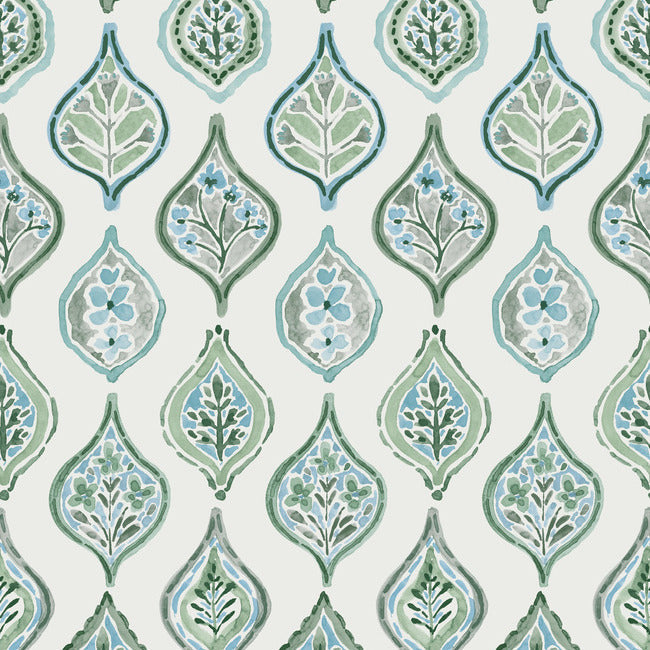 MEDITERRANEAN MARKETPLACE MOTIF WALLPAPER