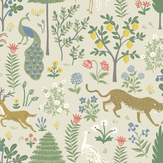RIFLE PAPER CO. SECOND EDITION MENAGERIE WALLPAPER